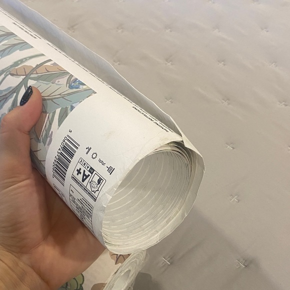 Summer Peony Wallpaper - Blue and White - Picture 5 of 5